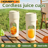 12 Blades Electric Portable Blender 350ML Juicer Fruit Mixers USB Rechargeable Smoothie Juicer Cup Squeezer Juice Maker
