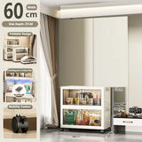 Storage Cabinet Folding Storage Box Home Living Room Toy Cabinet Storage Rack Snack Cabinet Installation-Free Kitchen Storage Cabinet Folding Storage Cabinet Organizer