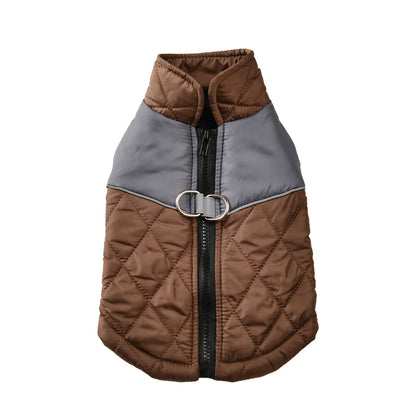 Winter Dog Jacket Windproof Reflective Pet Clothes For Small Big Dogs Cat Costume Puppy Coat Vest With D-ring Chihuahua Outfits