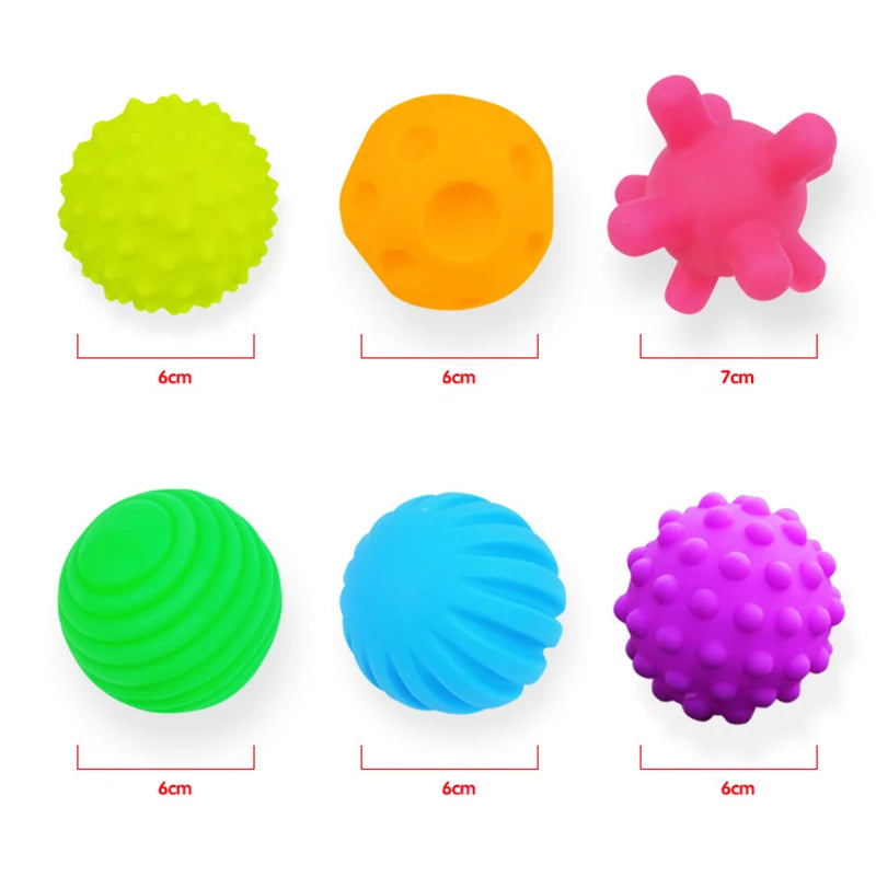 Baby Toys 0 12 Months Rotating Rattle Ball Grasping Activity Baby Development Toy Silicone Teether Sensory Toys for Babies Gifts