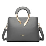 2026 New Style Crossbody Bag Medium Mom Bag Lychee Pattern Large Soft PU Zipper Closure Daily Use Fashionable Ladies Handbag Sac