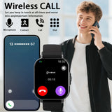 LAXASFIT 2026 New Smartwatch Bluetooth Calling Music Playback Heart Rate & Blood Pressure Monitoring Unisex Holiday Gift