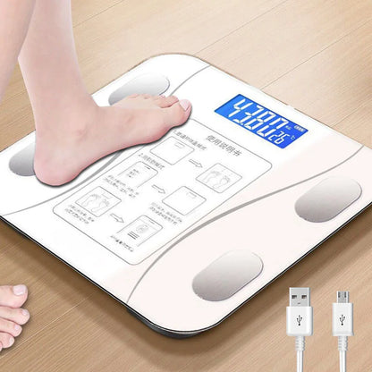 Báscula electrónica especial para el control corporal y la pérdida de grasa, modo inteligente, báscula de grasa corporal Bluetooth, báscula de peso para el hogar, ultraprecisa