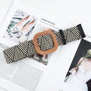 Summer Fashion Women Straw Belt Casual Bohemian Wide Summer Braided Waistbelt  Buckle Elastic Female Straw Waist Belt