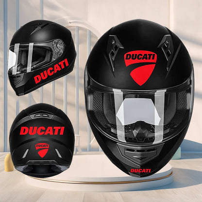 Vinyl Ducati Helmet Sticker Motorcycle Decal Logo