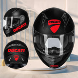 Vinyl Ducati Helmet Sticker Motorcycle Decal Logo