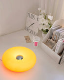 Bauhaus table lamp USB plug bedroom bedside lamp living room dining room decoration donut ambient light（Not glass）