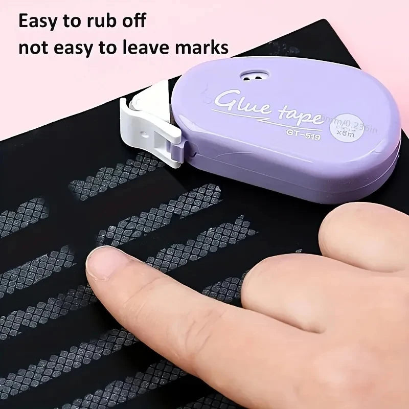 6mm 6m Double Sided Adhesive Dots Glue Tape Scrapbooking Collage Photo Journaling Crafts For Office Supplies School Stationery