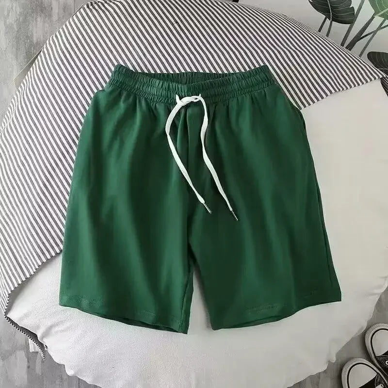 Trendy Brand Casual Loose-fit Men's Shorts Summer Home Comfort Sweatpants Sleepwear Stylish Five-piece Pants