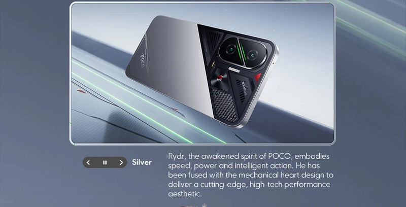 POCO F7 5G 12GB 256GB/512GB NFC EU Version without Charger Smart Cellphone Snapdragon 8S Gen 4 6500mAh Battery