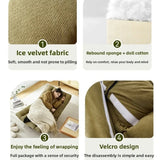 New rotating sofa chair, living room balcony fabric lazy sofa, adjustable backrest rotating leisure chair swivel chair