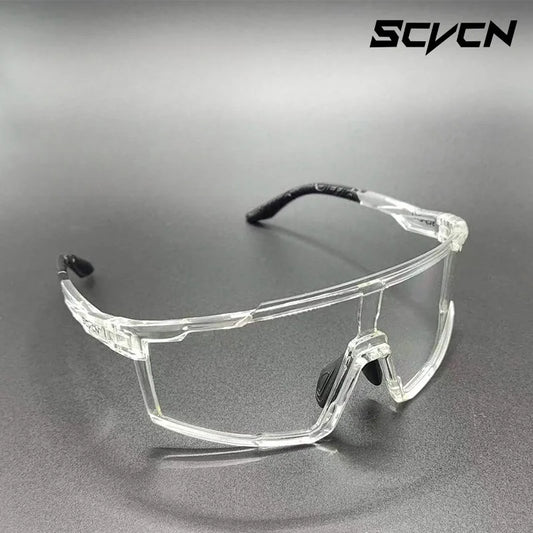 SCVCN Photochromic Cycling Sunglasses Sports Bicycle Glasses MTB Mountain Bike Goggles Accessories UV400 Outdoor Eyewear Men