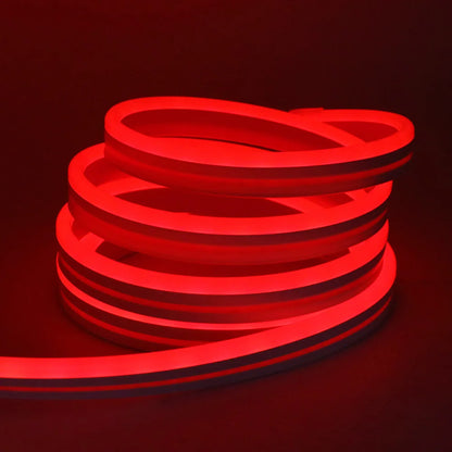 EU Plug DC24V 3535 RGB Neon LED Strip 5/10/15/20/30M Bluetooth Music Sync Waterproof Neon Rope Light for Indoor Outdoor Decor