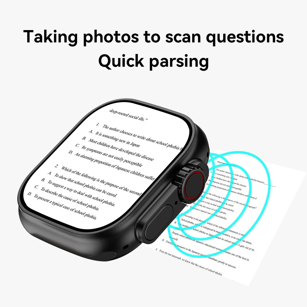 Microwear Ultra Ai3 Smartwatch 5G 180° Rotating Camera Google Play GPS WIFI 2.2inch Amoled HD Display 4G Calling Smart Watch Men