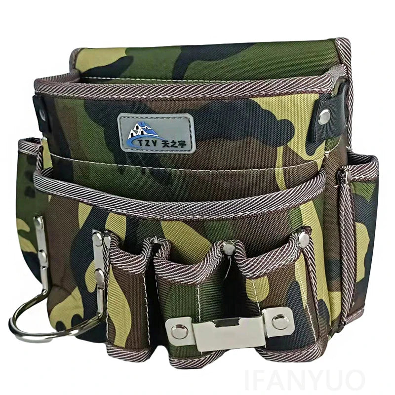 NEW Tool Bag Oxford Cloth Multi-functional Electrician Waist Pouch Belt Storage Holder Organizer Garden Tool Kits Waist Packs