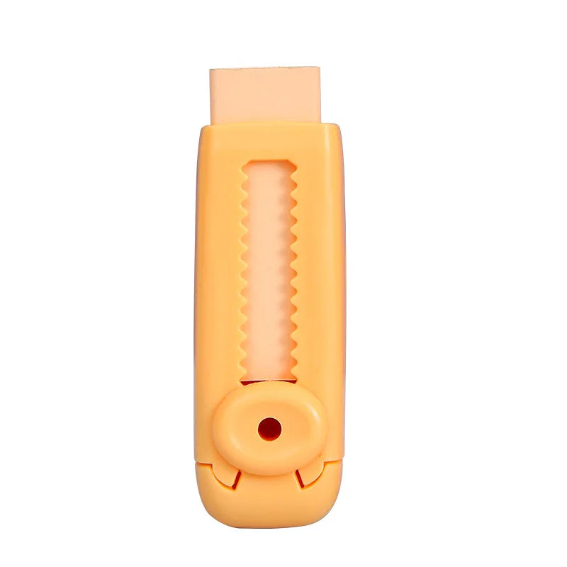 Creative Retractable Push Pull Eraser Student Writing Drawing Correction Stationery School Supplies Stationery