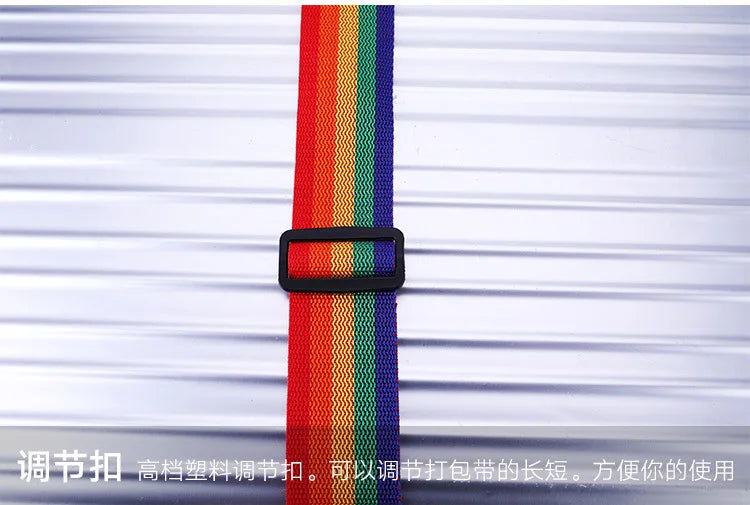 TSA Password Customs Lock Luggage Cross Belt Adjustable Travel Suitcase Band Luggage Suitcase Rope 2M Straps Travel Accessories