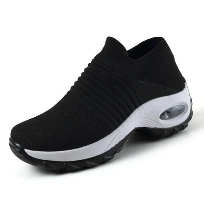 Zapatillas ortopédicas versátiles para mujer, zapatos de plataforma informales, antideslizantes y resistentes al desgaste.