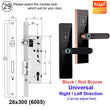 H4 Tuya Electronic Lock Wifi Smart Door Lock Fingerprint Lock Password IC Card Key USB Charge For Smart Home