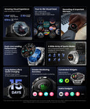 HAYLOU Solar 5 Voice Calling Smartwatch 1.58'' AMOLED Display 60Hz Smart Watch 24H Health Monitoring Sports Smartwatch for Men