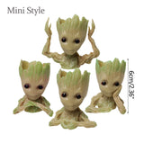 Home Decoration Crafts Miniature Model Office Desktop Display Cartoon Groot Figurines Handicrafts Decor Tree Man Ornament 5CM