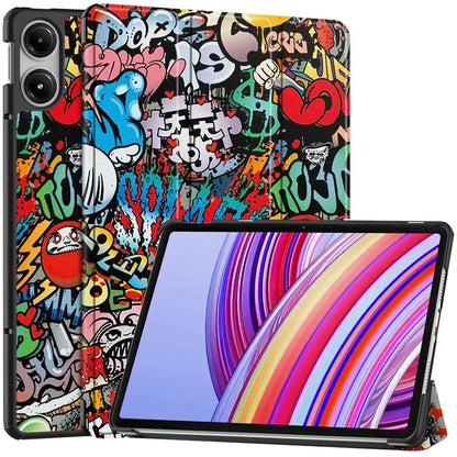 For Xiaomi Redmi Pad Pro 2024 Tri-Folding Flip Stand Case Funda for Red Mi Pad Pro 12.1 Tablet with Auto Sleep Cover