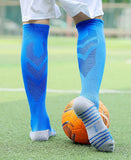White Black Stripes Football Soccer Socks For Men Teenages Kids Boys Over the Calf Baseball Rugby Athletic Socks Women Girls