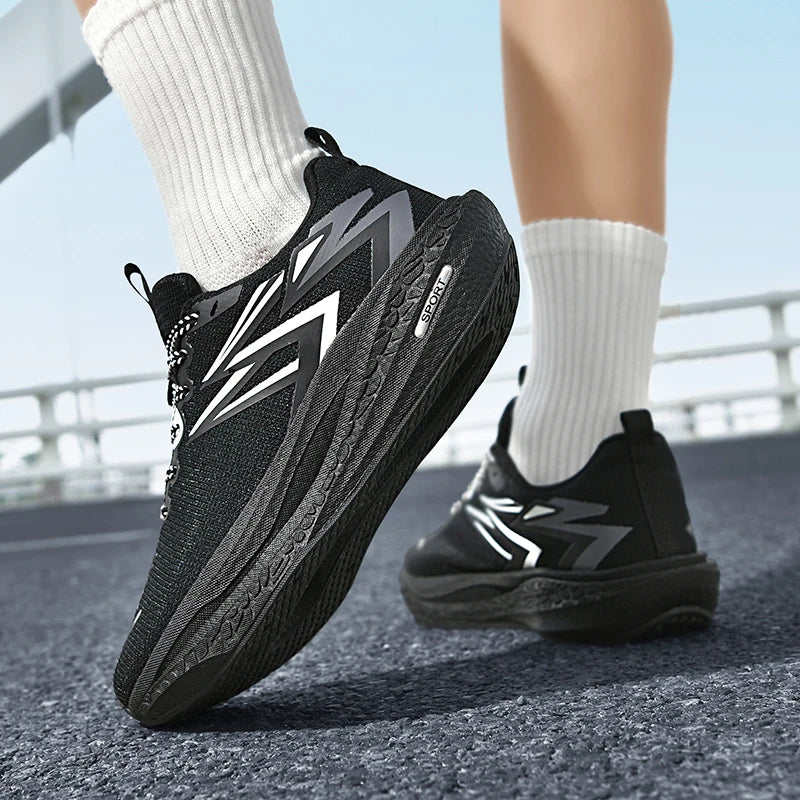 Running Sneakers Men Lightweight Breathable Non-Slip Wear-Resistant Soft Gym Jogging Shoes Comfort Marathon Sport Shoes for Man