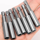 10/1pcs Magnetic Screwdriver Extension Hexagonal Handle Extended Connecting Rod Carbon Steel Screwdrivers Bit Holder Power Tools