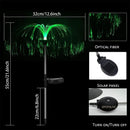 Solar Garden Lights Outdoor Waterproof Fiber Optic Jellyfish Lawn Lights Outdoor Patio Villa Yard Decor
