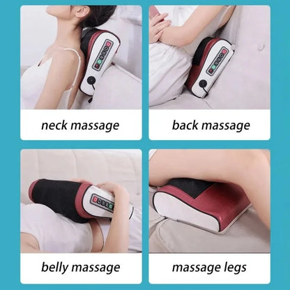 Electric Massage Pillow Neck Massager Multifunctional Neck Pillow Massage Device Relaxation Pillow Massager Neck Health Massager