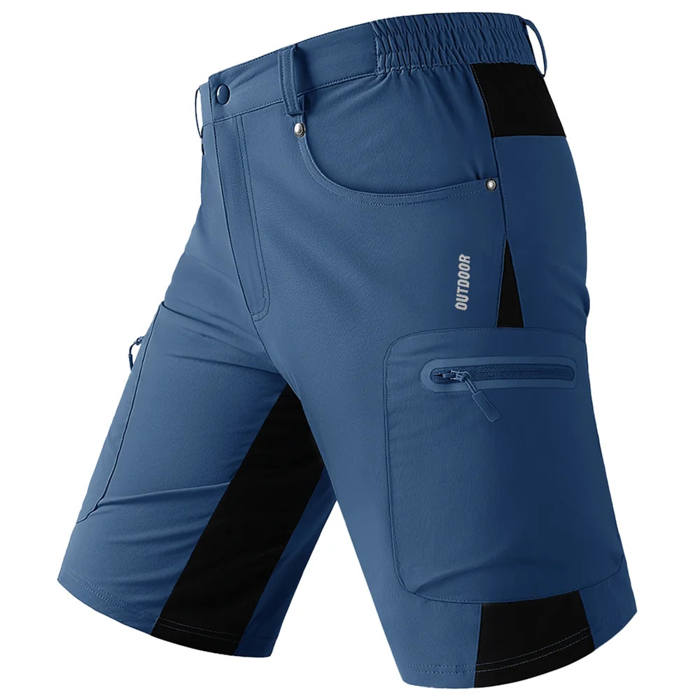 TACVASEN Quick Dry Cargo Shorts Mens Lightweight Work Cargo Shorts Multi Pockets Waterproof Outdoor Hiking Fishing Shorts Male