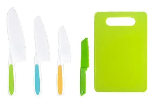Conjunto de ferramentas de cozinha para crianças, faca plástica, facas de frutas, descascador, acessórios de cozinha, para crianças