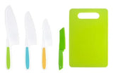 Conjunto de ferramentas de cozinha para crianças, faca plástica, facas de frutas, descascador, acessórios de cozinha, para crianças