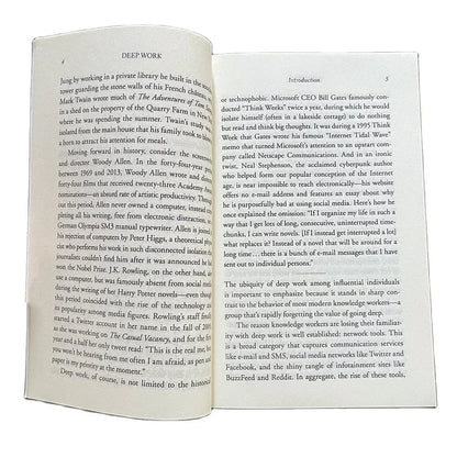 Deep Work English Book By Cal Newport Rules for Focused Success In A Distracted World Leadership & Motivation Books