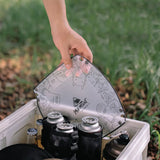Outdoor Lightweight Folding Tableware Portable Bowl Dinner Plate Coffee Filter Funnel Water Cup Multi-purpose Camping Tableware