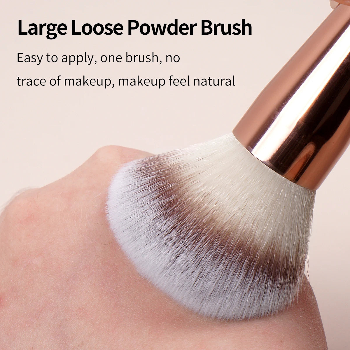 MAANGE 1 brocha de maquillaje para base, de doble cabezal, corrector, contorno, para líquido, suave, denso, para maquillaje facial, cosmética, herramientas de maquillaje