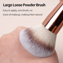 MAANGE 1PCS Foundation Makeup Brush Double Head Concealer Contour Brush for Liquid Soft Dense Hair Facial Cosmetic Makeup Tools