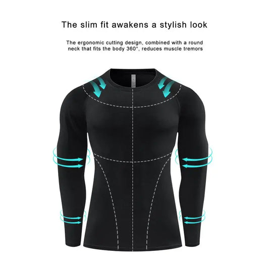 Winter Sports Suit for Children Quick Drying Thermal Underwear Boys Compression Sportswear  Basketball Football Tight Clothing