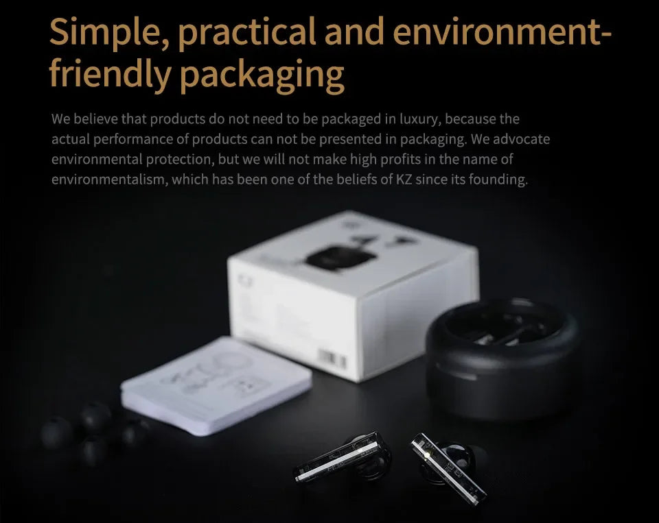 Auriculares intraaurales KZ Carol TWS Bluetooth 5.3 con cancelación activa de ruido, 6 micrófonos, inalámbricos, impermeables, estéreo, de alta fidelidad