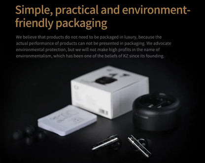 Auriculares intraaurales KZ Carol TWS Bluetooth 5.3 con cancelación activa de ruido, 6 micrófonos, inalámbricos, impermeables, estéreo, de alta fidelidad