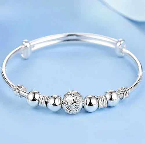 925 Sterling Silver Bracelet for Men Women Flat Side Chain Lobster Clasp Wedding Party Engagement Jewelry 5mm 20cm 