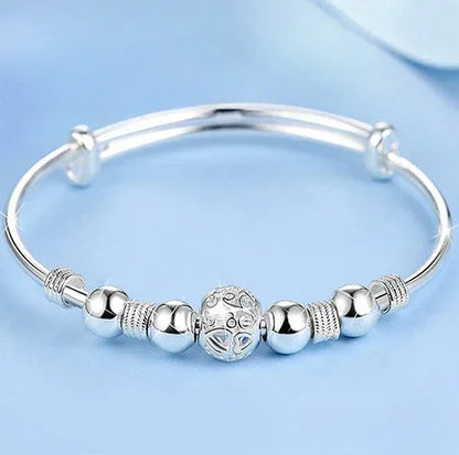 Pulsera de plata de ley 925 para hombre y mujer, cadena plana con cierre de langosta, ideal para bodas, fiestas y compromisos, 5 mm y 20 cm. 