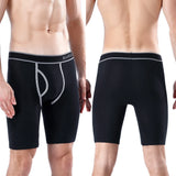 2024 New Style Cotton Fly Boxer Long Leg Underwear For Men Shorts Big Size And Panties Homme Luxury Brand Boxerhomme Underpants