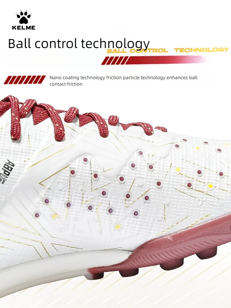 Botas de fútbol KELME para adultos, botas de fútbol sala, césped artificial, placa de carbono profesional TF, botas de fútbol para entrenamiento de partidos