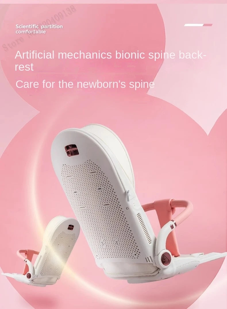 Pink Newborn Stroller can sit or lie down 0-6 years old Children Lightweight Folding Boardable Travel 360 ° Steering Stroller