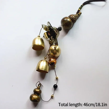 Japanese Wind Chimes Cast Iron Feng Shui Wind Bells Good Luck Hanging Pendant Indoor Outdoor Temple Home Garden Decoration