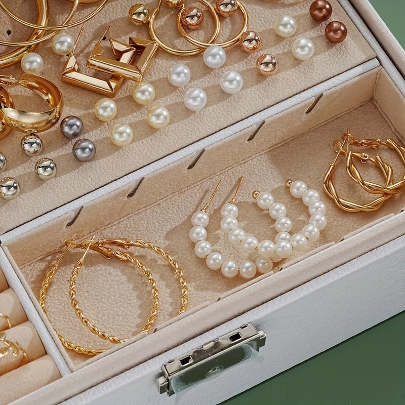 86 Pcs Jewelry Set Including Necklaces, Earrings, Rings, with Everyday Clothing, Party Accessories (no Box)