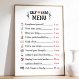 Mental Health Poster Encouragement Prints Calm Corner Canvas Painting Therapy Wall Art Picture Classroom Home Decoration