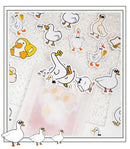Etori Life46pcs/pack Good Life Duck Album decorative stickers Self-adhesive stickers for DIY student stationery notebook diary